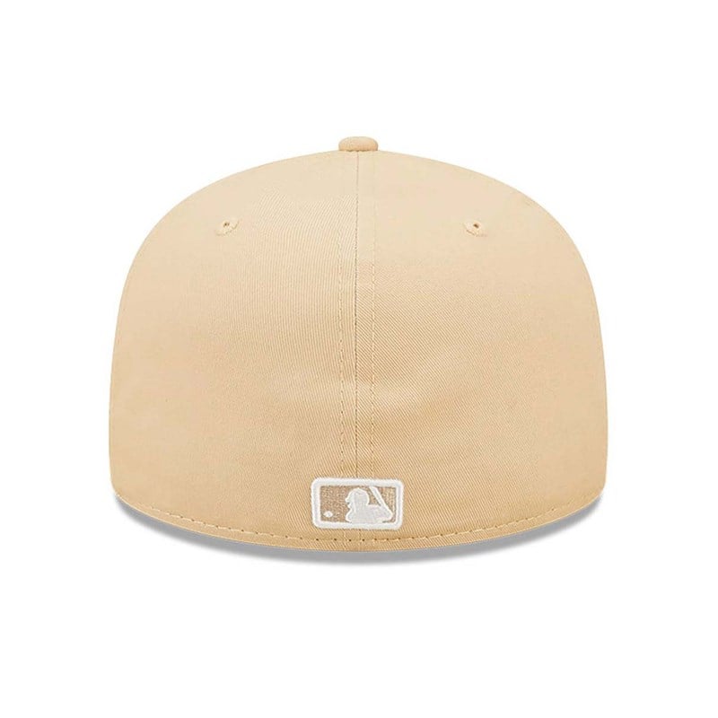 59fifty New Era Factory Ofertas - New York Yankees League Essential Fitted  Gorras Creme