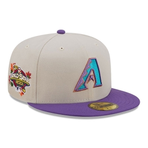 59fifty New Era Arizona Diamondbacks Fall Classic Fitted Gorras Blancos | DMHLO-9582