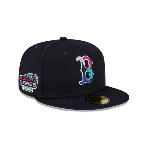 59fifty New Era Boston Sox Polarlights Fitted Gorras Azules | AQEUH-9375