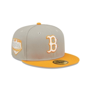 59fifty New Era Boston Sox Soda Fitted Gorras Grises | GLJKH-9745