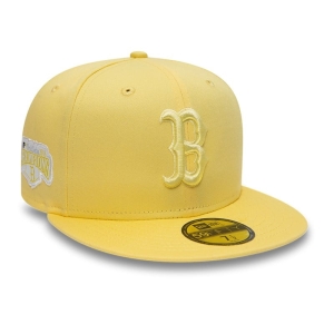 59fifty New Era Boston Sox World Series Tonal Fitted Gorras Amarillos | TKYUZ-6475