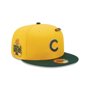 59fifty New Era Chicago Cubs Back To School Fitted Gorras Amarillos | MZPVO-0586