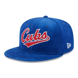 59fifty New Era Chicago Cubs Vintage Cord Fitted Gorras Azules | VCDLP-1728