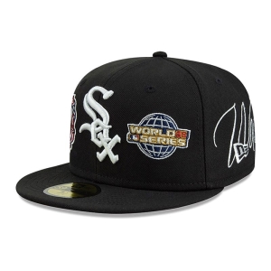 59fifty New Era Chicago Sox Historic Champs Fitted Gorras Negros | BGZLM-2081