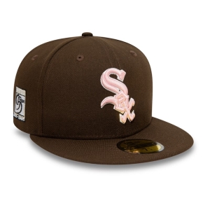59fifty New Era Chicago Sox Walnut And Gorras Marrom | IXRBT-4180
