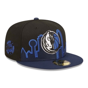 59fifty New Era Dallas Mavericks NBA 2022 Fitted Gorras Negros | AZOVS-9021