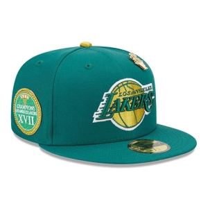59fifty New Era La Lakers Max Bet Fitted Gorras Verdes | NZYIS-3814