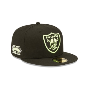 59fifty New Era Las Vegas Raiders Summer Pop Fitted Gorras Negros | AIQUG-8904