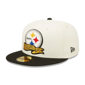 59fifty New Era Pittsburgh Steelers NFL Sideline 2022 Fitted Gorras Blancos | LCDIO-7968