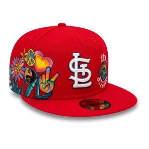 New Era 59FIFTY St. Louis Cardinals Swirl Fitted Hat Red