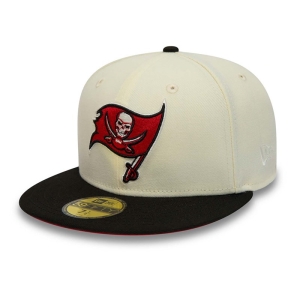59fifty New Era Tampa Bay Buccaneers Fitted Gorras Blancos | EHYVD-6728