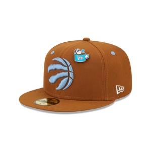 59fifty New Era Toronto Raptors Hot Cocoa Fitted Gorras Marrom | VZFTX-0725