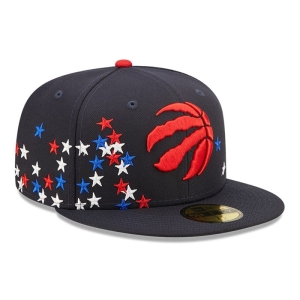 59fifty New Era Toronto Raptors NBA Americana Fitted Gorras Azules | JTRNX-0257