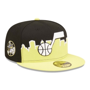 59fifty New Era Utar Jazz NBA Tip Off 2022 Fitted Gorras Negros | JYXCA-3251