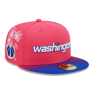59fifty New Era Washington Wizards Authentics City Edition Fitted Gorras Rosas | XACTF-3085