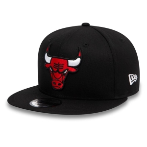 9fifty New Era Chicago Bulls Logo Gorras Negros | PLGKC-8129