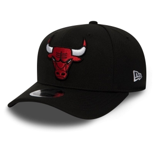 9fifty New Era Chicago Bulls Stretch Snap Gorras Negros | KSEJR-7260