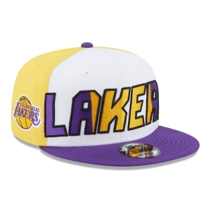 9fifty New Era La Lakers NBA Back Half Gorras Morados | FAOXT-7950