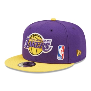 9fifty New Era La Lakers NBA Letter Arch Gorras Morados | BYIEW-5427