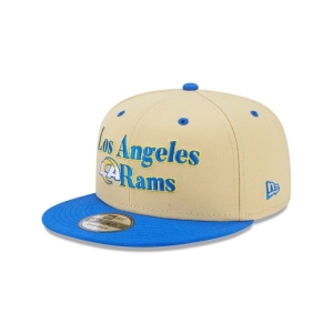 9fifty New Era La Rams NFL Retro Gorras Creme | LPHKE-1942