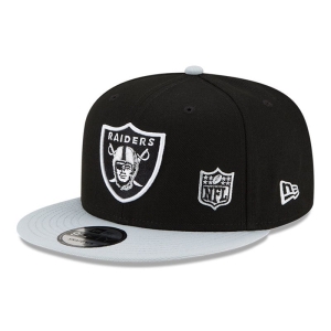 9fifty New Era Las Vegas Raiders NFL Letter Arch Gorras Negros | FEXGI-5603