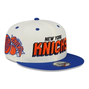 9fifty New Era New York Knicks Awake Gorras Blancos | LGPES-0867