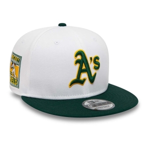 9fifty New Era Oakland Athletics Crown Patches Gorras Blancos | GXNLJ-6791