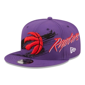9fifty New Era Toronto Raptors NBA Sweep Gorras Morados | GHAWT-6508