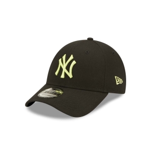 9forty New Era New York Yankees League Essentials Adjustable Gorras Negros | JMAWC-9425