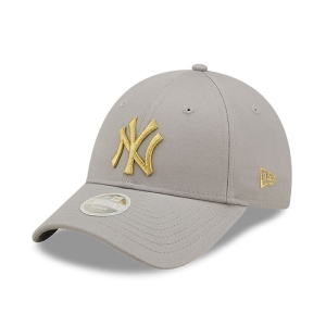 9forty New Era New York Yankees Logo Adjustable Gorras Grises | QEUSA-2748