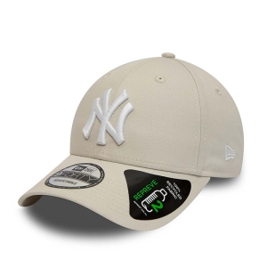 9forty New Era New York Yankees Repreve League Essential Adjustable Gorras Creme | EUQDP-2531