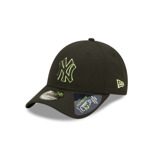 9forty New Era New York Yankees Repreve Neon Adjustable Gorras Negros | JRENS-7456