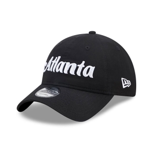 9twenty New Era Atlanta Hawks Authentics City Edition Adjustable Gorras Negros | GZKUC-9678