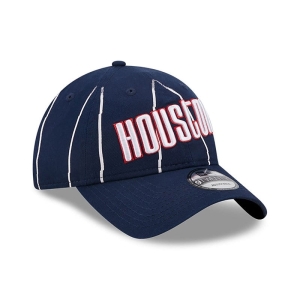 9twenty New Era Houston Rockets Authentics City Edition Adjustable Gorras Azules | URCSE-3910