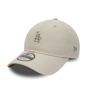 9twenty New Era La Dodgers Mini Logo Adjustable Adjustable Gorras Creme | LCOTV-2873