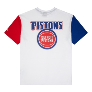 Camiseta New Era Detroit Pistons NBA Paris Games Blancos | PBADT-2834