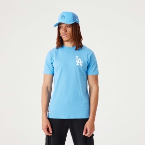 Camiseta New Era La Dodgers MLB League Essential Pastel Azules | SWDAY-4207