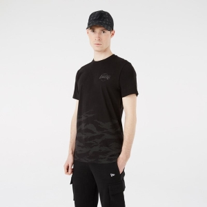 Camiseta New Era La Lakers Reflective Negros | NBXVW-0273