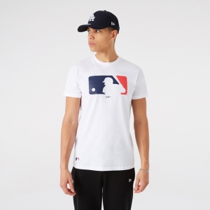 Camiseta New Era MLB Logo Blancos | BHQTY-0589