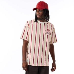 Camiseta New Era New York Yankees Heritage Oversized Rosas | QXPIG-5431