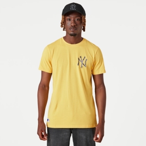 Camiseta New Era New York Yankees MLB Team Logo Amarillos | TIOLQ-6071