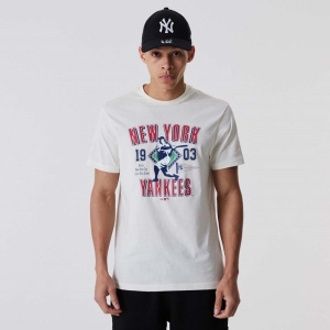 Camiseta New Era New York Yankees Stadium Blancos | AJBTS-1465