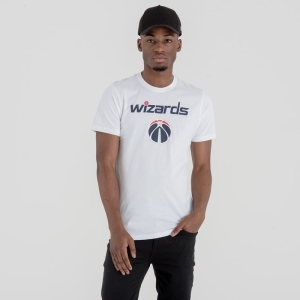 Camiseta New Era Washington Wizards NBA Team Logo Blancos | AUVJE-2045