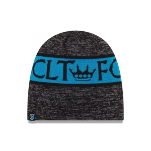 Prendas De Punto New Era Charlotte Fc Mls Kick Off Beanie Gorras Negros | PJNBZ-6709