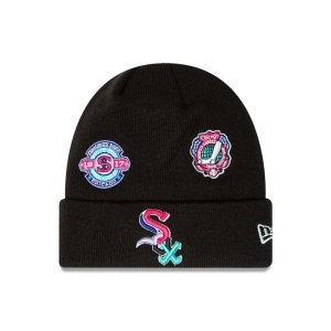 Prendas De Punto New Era Chicago Sox Polar Lights Beanie Gorras Negros | JYKRO-3265