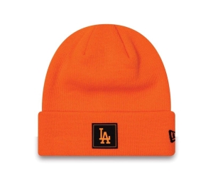 Prendas De Punto New Era La Dodgers Neon Cuff Beanie Gorras Naranjas | GYFNA-7905