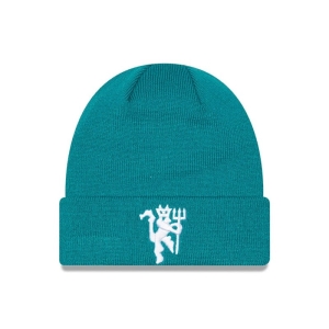 Prendas De Punto New Era Manchester United Seasonal Beanie Gorras Azules | BGRPF-9802