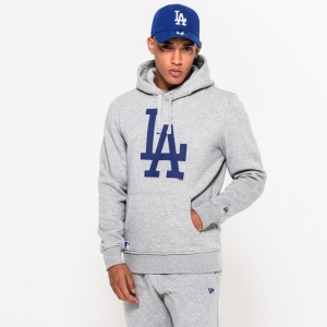 Sudadera Con Capucha New Era La Dodgers MLB Team Logo Grises | FELJC-6587