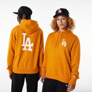Sudadera Con Capucha New Era La Dodgers MLB League Essential Naranjas | ZPQST-0962
