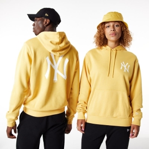 Sudadera Con Capucha New Era New York Yankees League Essential Pastel Amarillos | CKPAN-2649